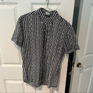 J Crew Shortsleeve Floral Buttondown